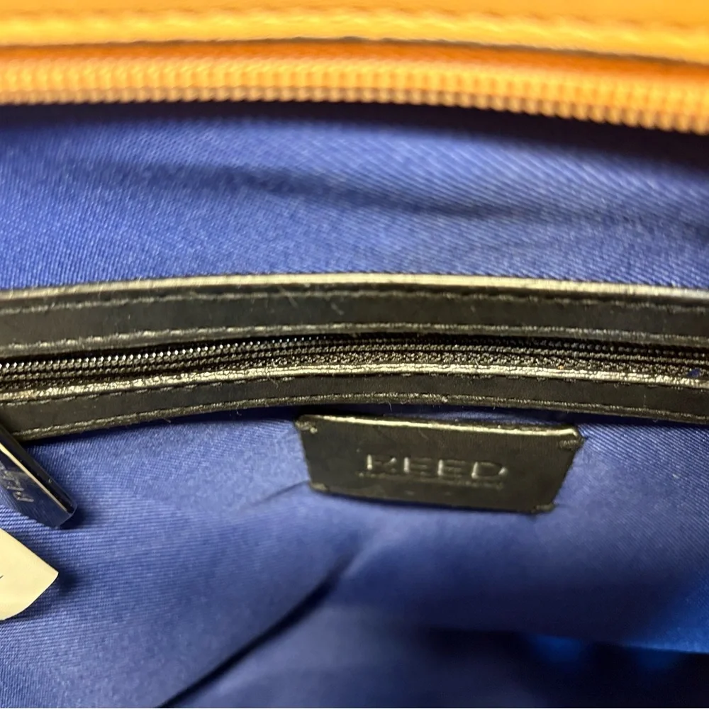REED by Reed Krakoff for Kohl’s Women's Color Block Satchel Black, Tan, Cream